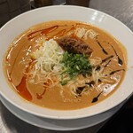 麺屋 愛心 - 海老寿久担々麺 追いリゾ付き 1,200円