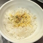 麺屋 愛心 - 海老寿久担々麺の追いリゾ