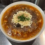 麺屋 愛心 - 味噌麻婆麺1100円
炙りチーズ150円