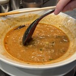 麺屋 愛心 - 海老寿久担々麺 追いリゾ付き 1,200円