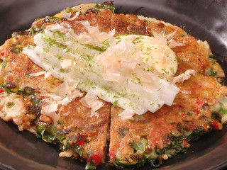 h Okonomiyaki Teppan Yaki Rokusan - 九条ねぎと自家製のタレで作った　ねぎ焼