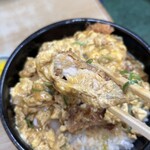 さかえ食堂 - 特大かつ丼　かつアップ