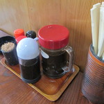 明治屋食堂 - 卓上