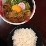 おとど 金町北口店 - 肉玉ハーフ＋無料ごはん