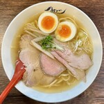 麺や 紡 - 塩らー麺並盛＋塩味玉