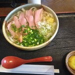 手打ちうどんZ - 鴨肉うどんを大盛り