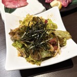 炭火焼肉 千味庭 - チョレギサラダ（取り分け2人）　638円