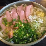 手打ちうどんZ - 鴨肉アップ