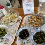 ふたみ - サラダ　副菜コーナー　　　セルフサービス