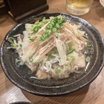 居酒茶屋 鑪 - 豚しゃぶネギみょうがまみれ