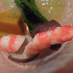 衛藤 - 炊合せ　ズームアップ