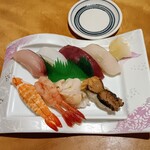 長三郎鮨 - すしラーメンセット(松)　2400円