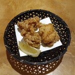 長三郎鮨 - とりかりあげ(ハーフ)　500円