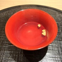 新ばし 星野 - フキノトウの小吸い物