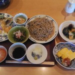 甚兵衛 - 天もり蕎麦+お惣菜