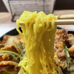 らぁめん銀波露 - ぱいくぅ麺　塩　麺アップ