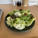 シャモニーモンブラン - 今日も山盛りサラダ