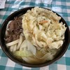 山崎家うどん - 肉天うどん大盛り@800円