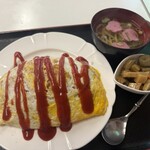 お食事の店 鯉城 - オムライス定食