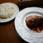 カフェ・オリーブ - ロールキャベツのハーフ700円+ご飯150円