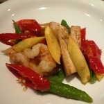 私厨房 勇 - 天然車海老と彩り野菜の炒め