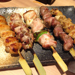 俺のやきとり - 焼き鳥盛り合わせ