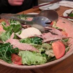 明神丸 - フルーツトマトと生節のシーザーサラダ(コース)