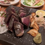 明神丸 - 季節の塩たたき(コース)