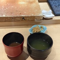 寿司 あつや - 赤だしとお茶