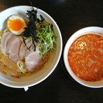 愛食飯店 - 辛味噌つけ麺