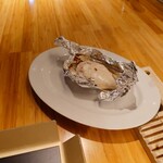 クッチーナ - 切る前の　ふぐの白子