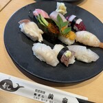黄金寿司 - えんがわがめちゃくちゃでかくて甘い！最高‼︎