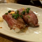 新伝馬町 三七三 - 仙台牛あぶり寿司