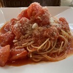 トラットリア ノラ･クチーナ 豊栄本店 - 豊栄産桃太郎トマト　バジリコトマトソースパスタ