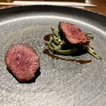 IL TEATRINO DA SALONE - 高原黒牛いちぼ　隠元豆　緑胡椒