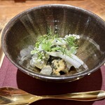 IL TEATRINO DA SALONE - 栄螺　黒米　新玉葱　貝出汁