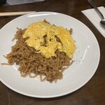 明石焼 濱 - そば飯(とじ卵付き)¥800