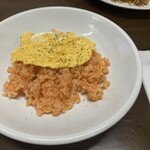 明石焼 濱 - ケチャップライス(とじ卵付き)¥800