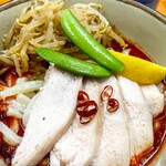 麺紡 - 鶏もやしナムルぶっかけラー油増し