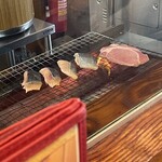 創作和食 ゲァネエッセン - オーダー入ってから焼き上げます。右のが私の豚