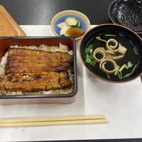 ふな又 - うな重付き会席料理コース    鰻重、肝吸い