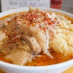 時は豚なり - 担二郎 麺200g・ヤサイ普通・ニンニクマシ・アブラマシ