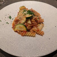 trattoria l'mante izumi - ズッキーニとトマトソースペンネ