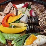 エルドラド - 厚切り牛タンと旬の野菜オーブン焼き