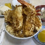 伊豆家 - 上天丼スペシャル　¥2,400＋ご飯大盛り¥100