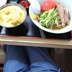 松島軒 - 冷やし中華と、チビかつカレー