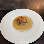 Alternative - 4皿目
      二冬越冬熟成芋塩水雲丹。