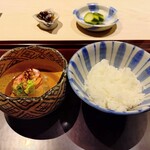 銀座うち山 - 『鯛茶漬け（土鍋ご飯）』