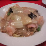 龍松閣 - えび焼きそば