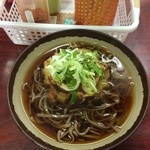 カタクリの花 - かき揚げそば